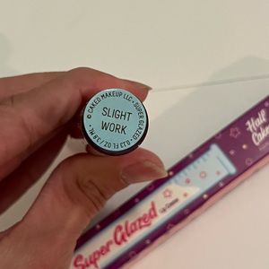 Half caked super glazed lip crème gloss in slight work. New!